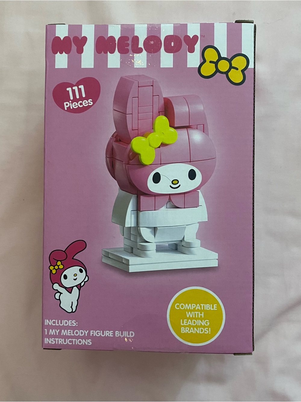 NWT Sanrio My Melody Block Figurine Build Set